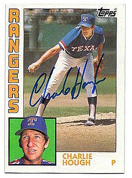 Mitch Williams autographed baseball card (Texas Rangers) 1986