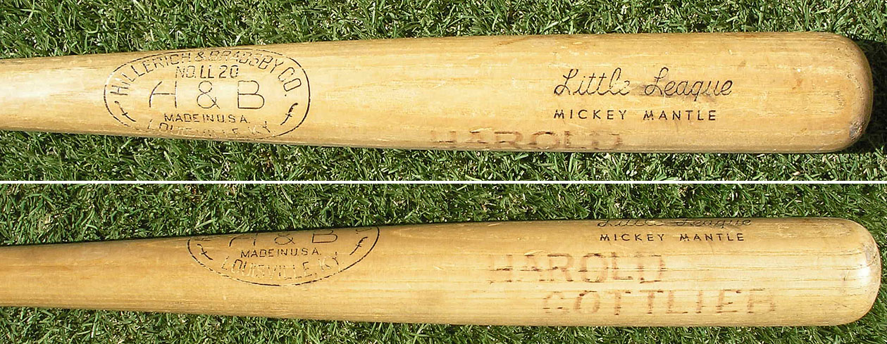 Mickey Mantle Vintage Bat Hillerich & Bradsby Little League Star Logo –  SoaringHawk-Vintage